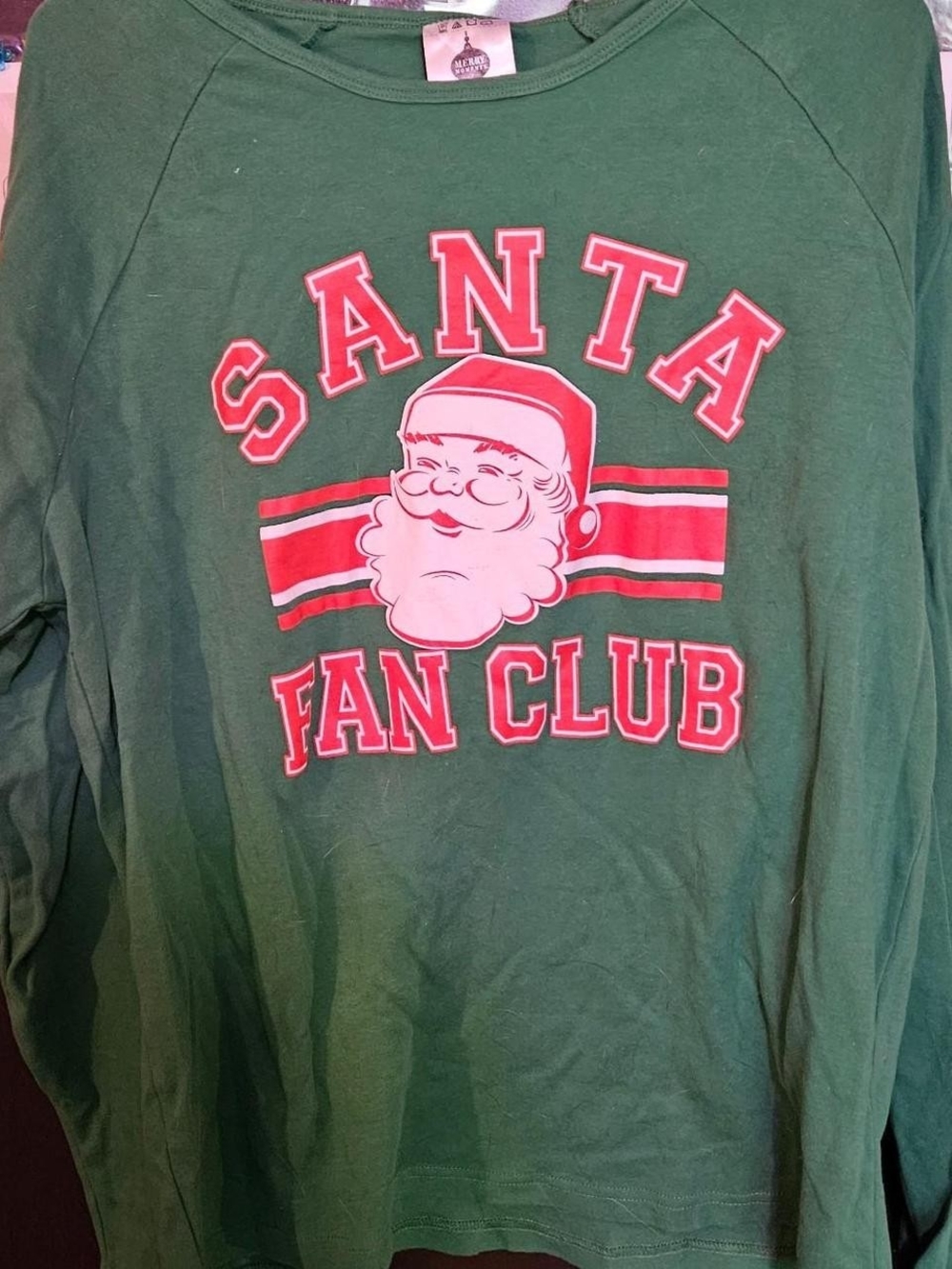 Santa Fan Club Green Holiday PJ SET